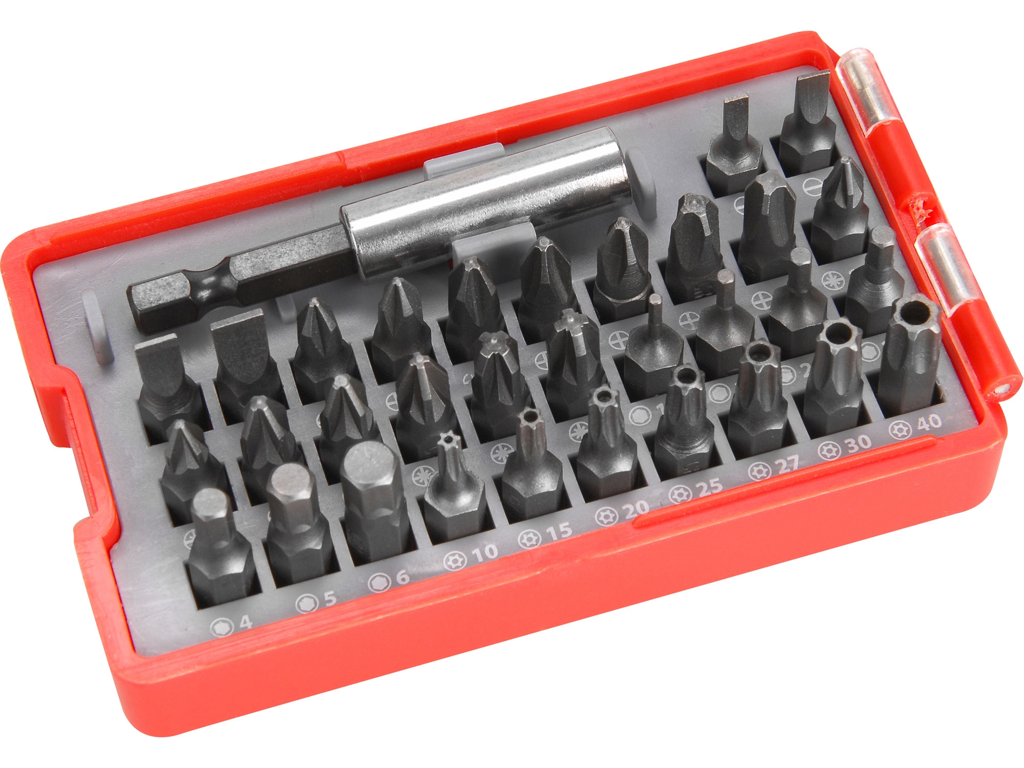 Bity a magnetický upínač, sada 33 dílů, Extol Premium 0.302 Kg NÁŘADÍ Sklad2 MA8819641