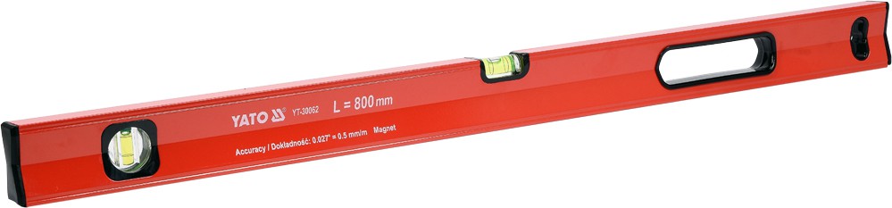 YATO Vodováha magnetická 800 mm, YT-30062 0.65 Kg NÁŘADÍ Sklad2 YT-30062 1
