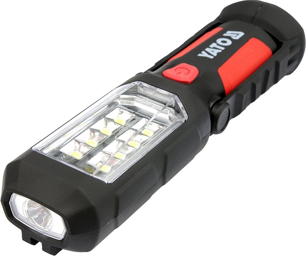 YATO Svítilna Lampa montážní 8+1 LED, hák+magnet, bateriová, 3xAA 0.23 Kg NÁŘADÍ Sklad2 YT-08513
