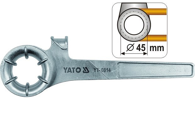 Přípravek na ohýbání trubek Al, Cu, pro průměr  12 mm délka 235 mm Yato, ohýbačka 0.281 Kg NÁŘADÍ Sklad2 YT-0814