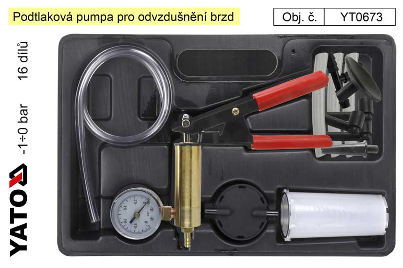 YATO Podtlaková pumpa Yato YT-0673 1.35 Kg NÁŘADÍ Sklad2 YT-0673