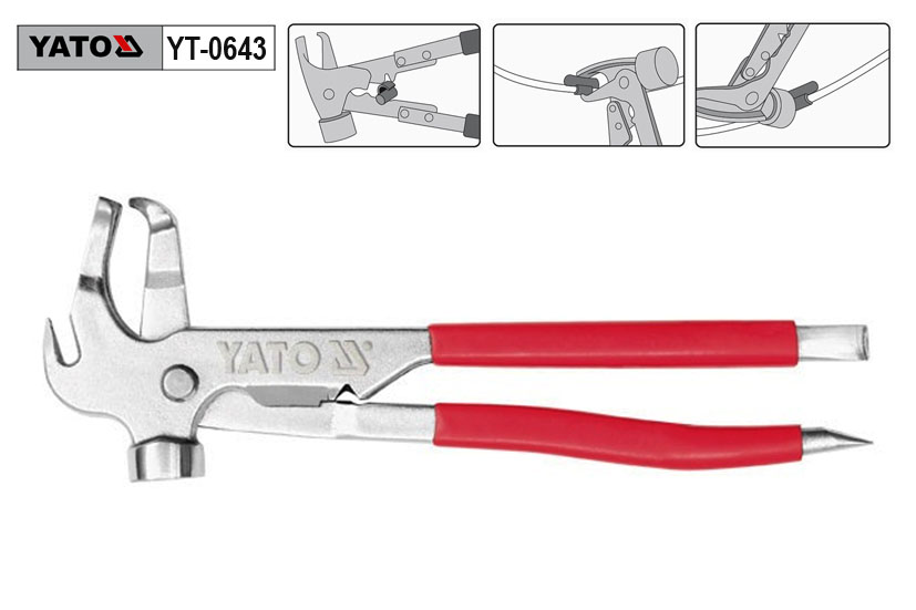 Kleště YATO na závaží kol automobilů 0.51 Kg NÁŘADÍ Sklad2 YT-0643 1