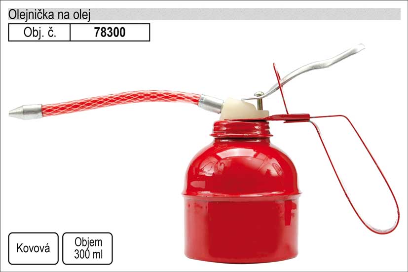 Olejnička objem 300 ml 0.217 Kg NÁŘADÍ Sklad2 TO-78300