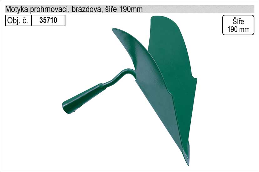Motyka prohrnovací brázdová šíře 190mm bez násady 0.907 Kg NÁŘADÍ Sklad2 TO-35710
