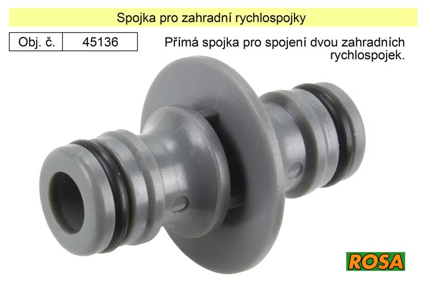 Spojka pro zahradní rychlospojky 0.015 Kg NÁŘADÍ Sklad2 45136
