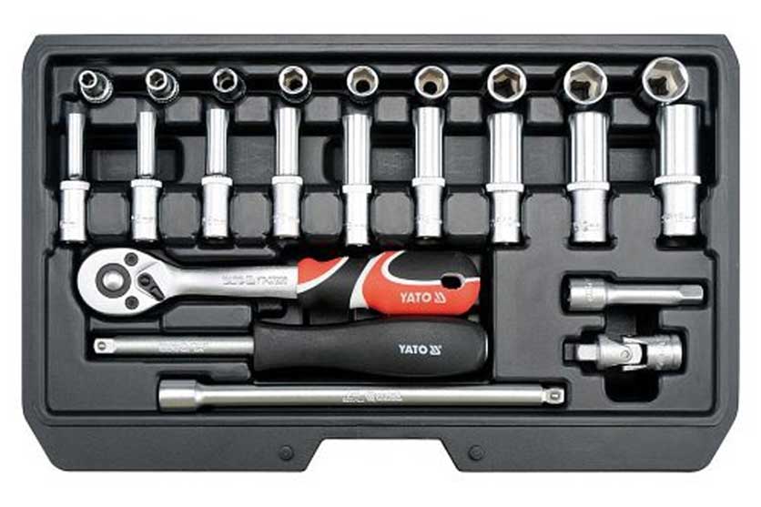 YATO Gola sada 1/4" 23 ks YT-14451 1.25 Kg NÁŘADÍ Sklad2 YT-14451