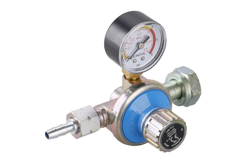 Regulátor tlaku plynu 0,5-4bar manometr regulovatelný, vhodný pro plynové hořáky, W21,8 0.433 Kg NÁŘADÍ Sklad2 69907 3
