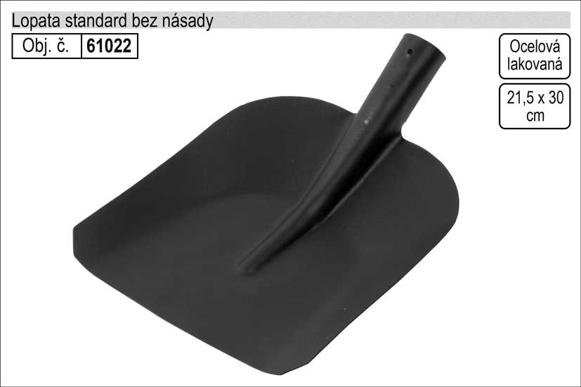 Lopata standard, bez násady 0.901 Kg NÁŘADÍ Sklad2 61022