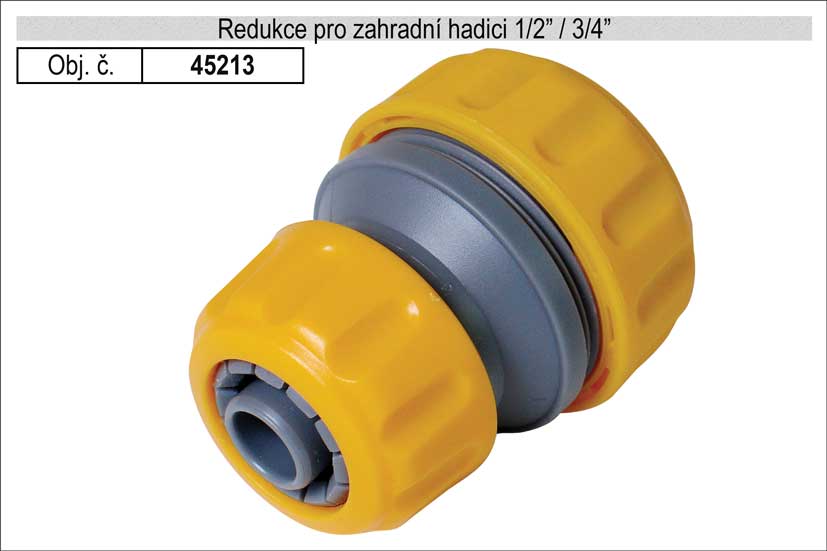 Redukce pro zahradní hadici průměr z 1/2" na 3/4" 0.032 Kg NÁŘADÍ Sklad2 45213 30