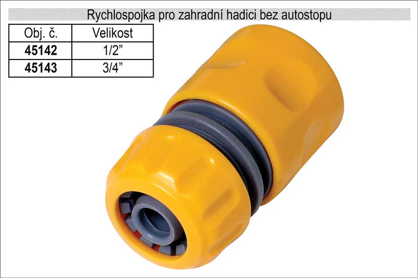 Rychlospojka pro zahradní hadici 3/4" 0.0385 Kg NÁŘADÍ Sklad2 45143 55