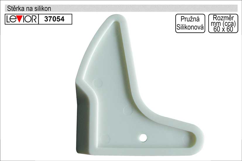 Stěrka na silikon a akrylátové tmely, gumová, tvarovaná 0.0245 Kg NÁŘADÍ Sklad2 37054