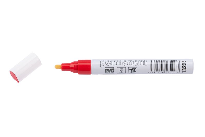 Popisovač - permanentní značkovač - červená barva,alu 0.03 Kg NÁŘADÍ Sklad2 13228