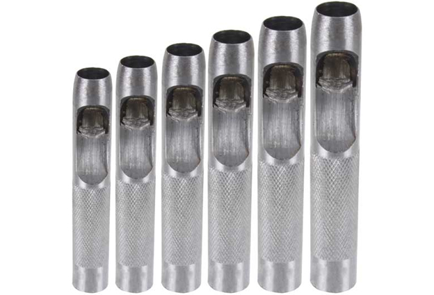 Děrovače (razníky),  sada 6 kusů,  průměry 5- 12 mm, Magg 0.5 Kg NÁŘADÍ Sklad2 080027