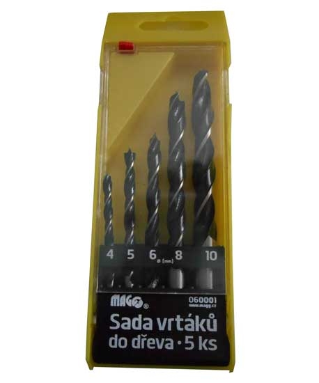 MAGG Vrtáky do dřeva 060001 sada 5 kusů 4-10mm 0.15 Kg NÁŘADÍ Sklad2 060001 1