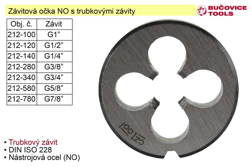 Závitové očko G1/2"  NO trubkový závit 0.1 Kg NÁŘADÍ Sklad2 212-120 2