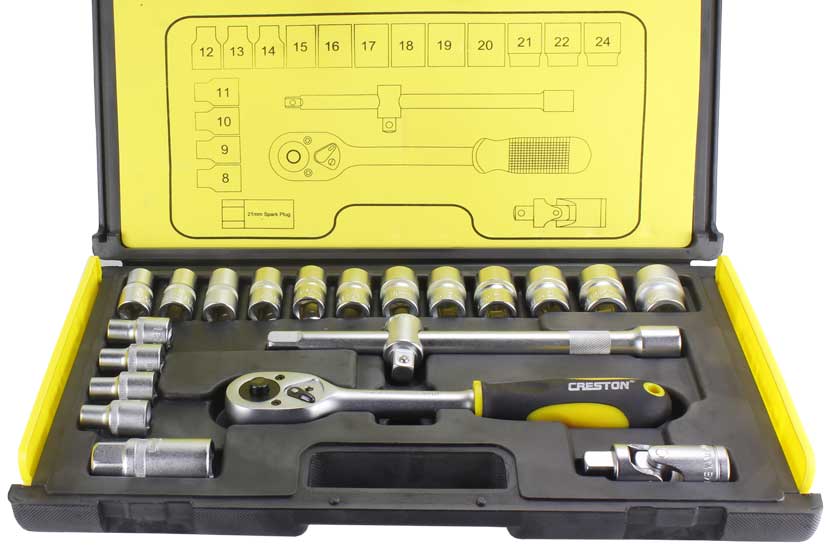 Gola sada 21 ks CRESTON 1/2" 8-24mm (TR239392) Kg NÁŘADÍ Sklad2 TR239392