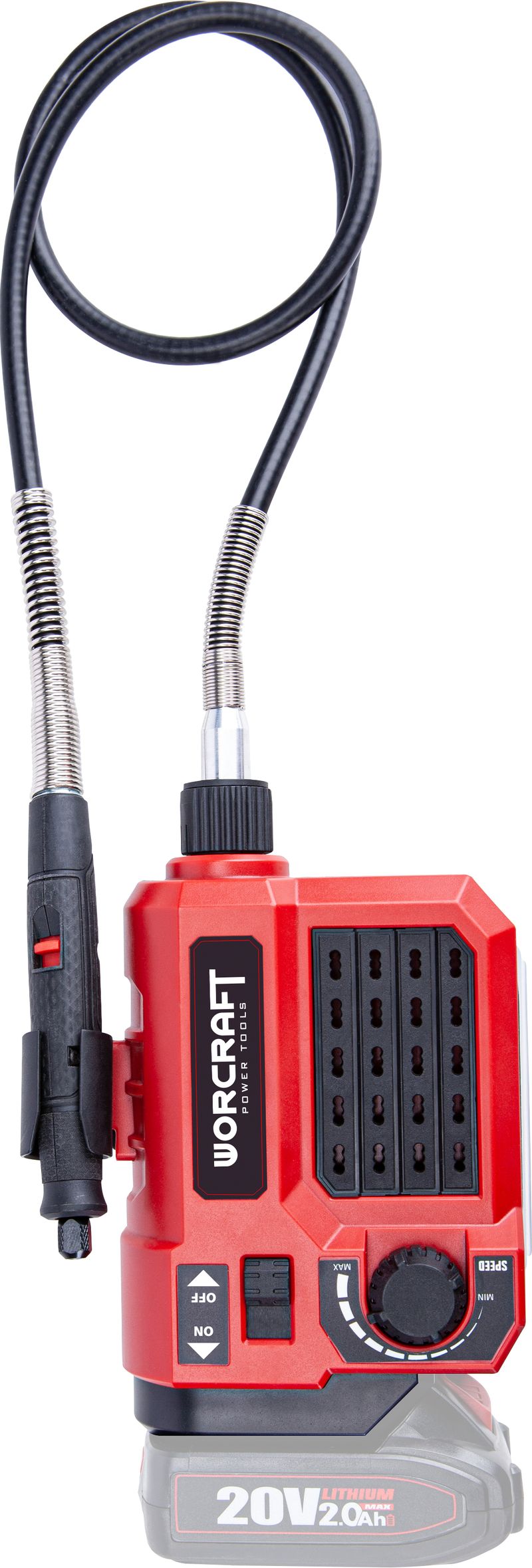 WORCRAFT Aku přímá bruska CEMG-S20Li 20V, bez baterie a nabíječky 1.48 Kg NÁŘADÍ Sklad2 TR114601