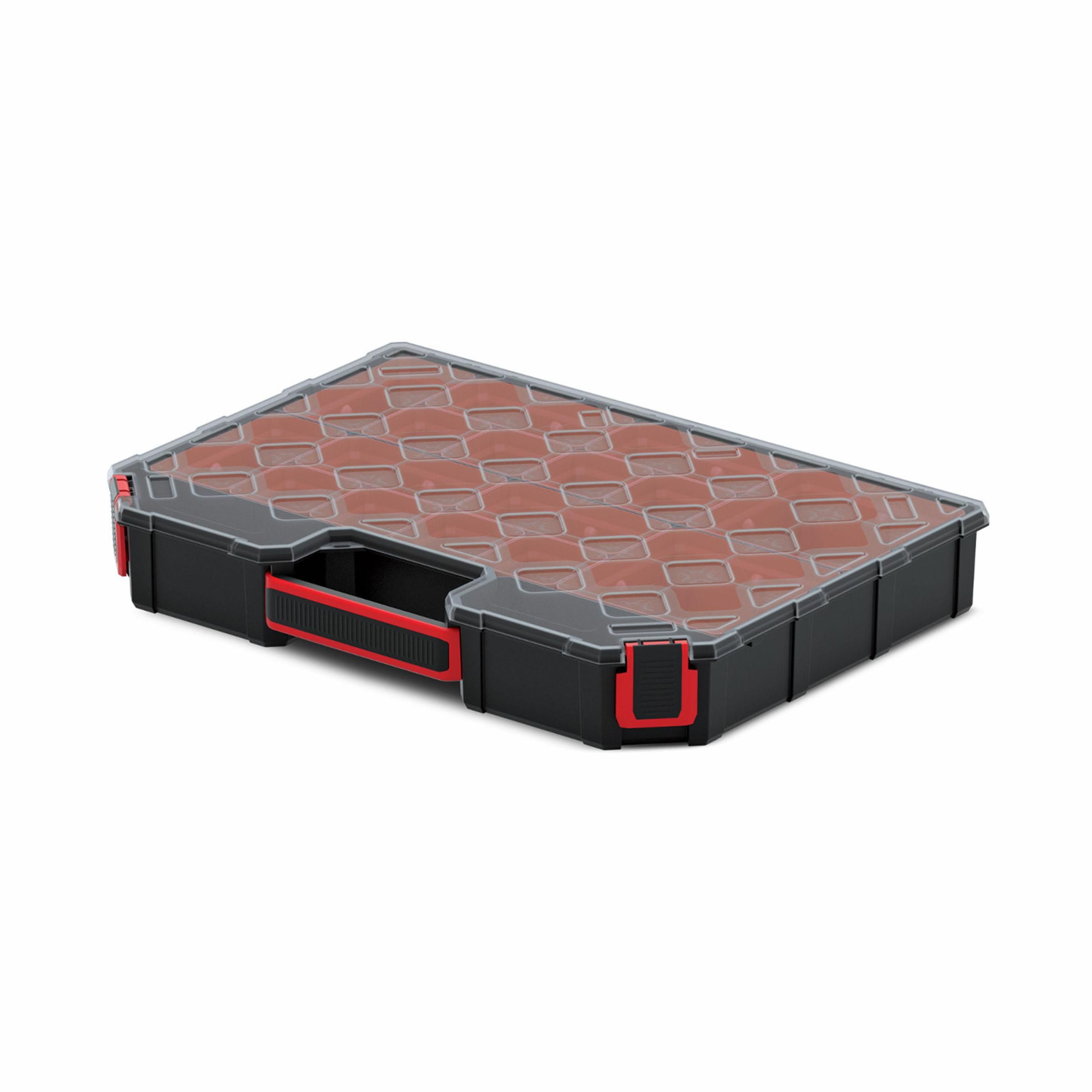 AWTOOLS Organizér s přihrádkami STŘEDNÍ 390x284mm - výška 60mm 0.8 Kg NÁŘADÍ Sklad2 AW30521BL