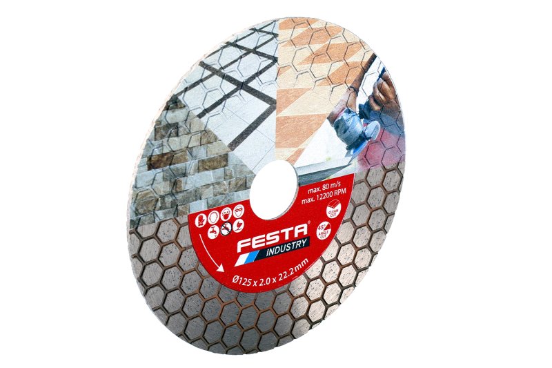 FESTA INDUSTRY diamantový řezný kotouč  115x1.8x22.2mm, vhodný na kamenické rohy 0.1195 Kg NÁŘADÍ Sklad2 21230 2