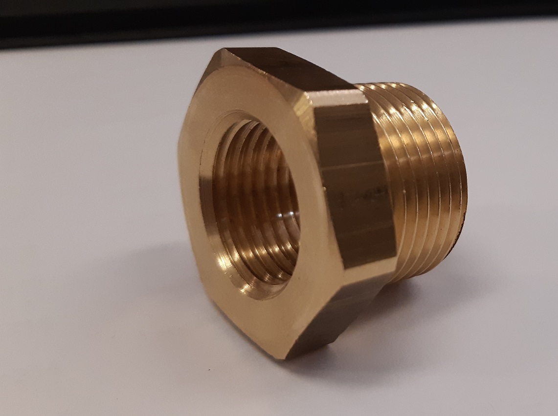Redukce dvojitá vsuvka G 3/4"vnější závit x G 1/2"i vnitřní závit Kg NÁŘADÍ Sklad2 INR75153414