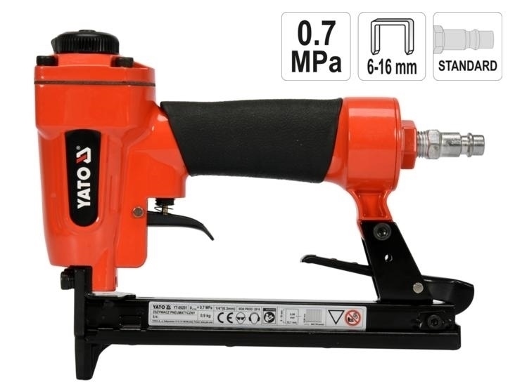 YATO Pneumatická sponkovačka 6-16mm x 12,7mm 1.764 Kg NÁŘADÍ Sklad2 YT-09201