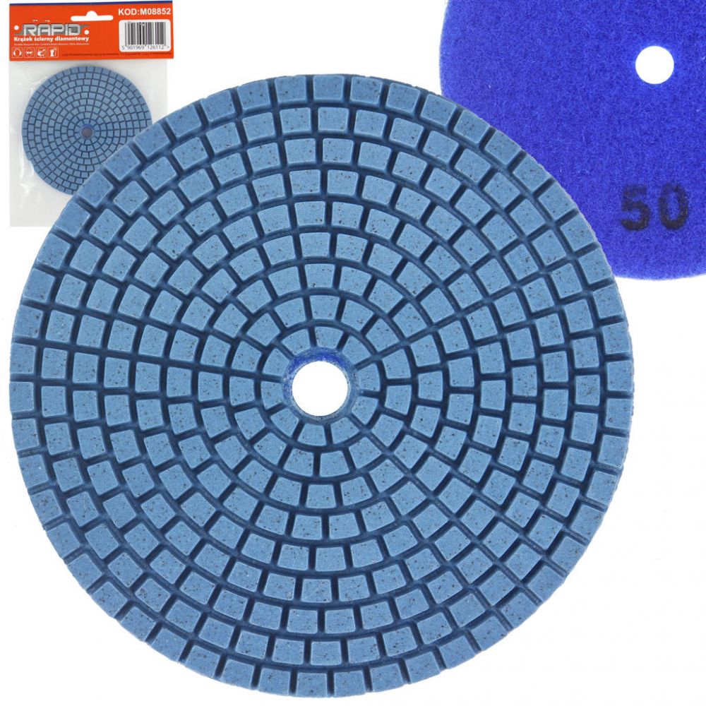 MAR-POL diamantový leštící kotouč 100mm P50 na mramor žulu apod. 0.045 Kg NÁŘADÍ Sklad2 M08852 2