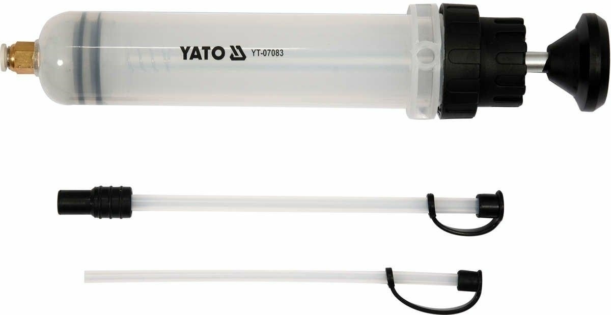 YATO Ruční pumpa, plnička - odsávačka oleje a kapalin 200ml 0.31 Kg NÁŘADÍ Sklad2 YT-07083