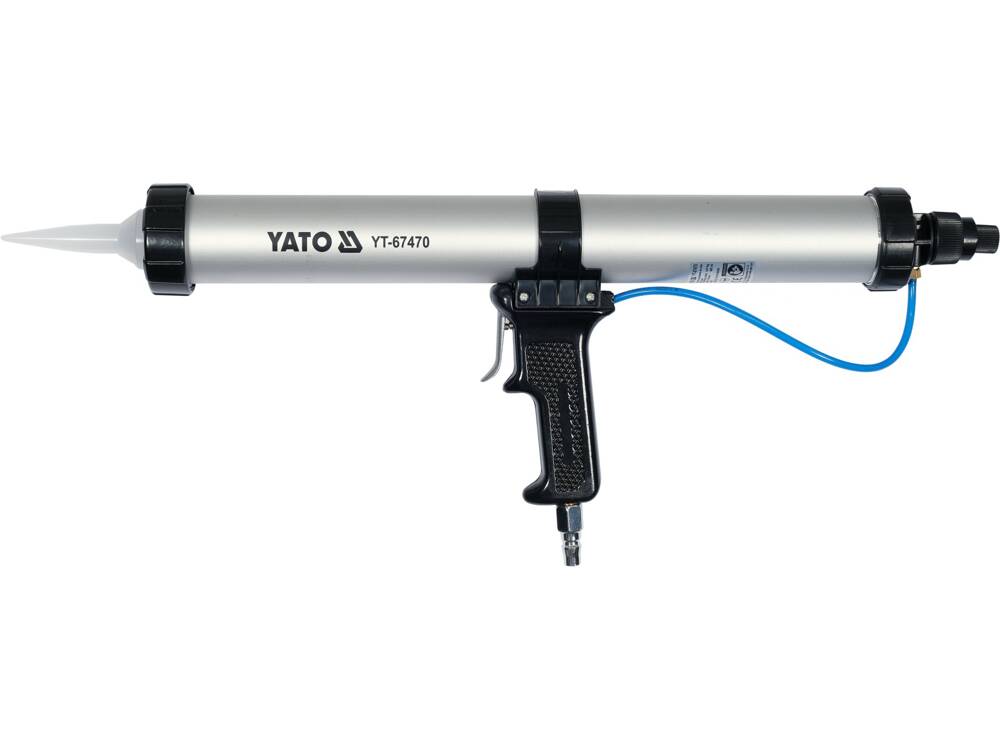 YATO Pneumatická vytlačovací pistole lis 600ml 1.45 Kg NÁŘADÍ Sklad2 YT-67470
