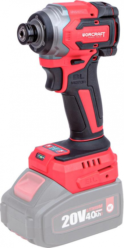 WORCRAFT CIS-S20LiBH Aku rázový utahovák HEX 1/4" 230Nm, bezuhlíkový 20V (bez baterie) 1 Kg NÁŘADÍ Sklad2 TR119644