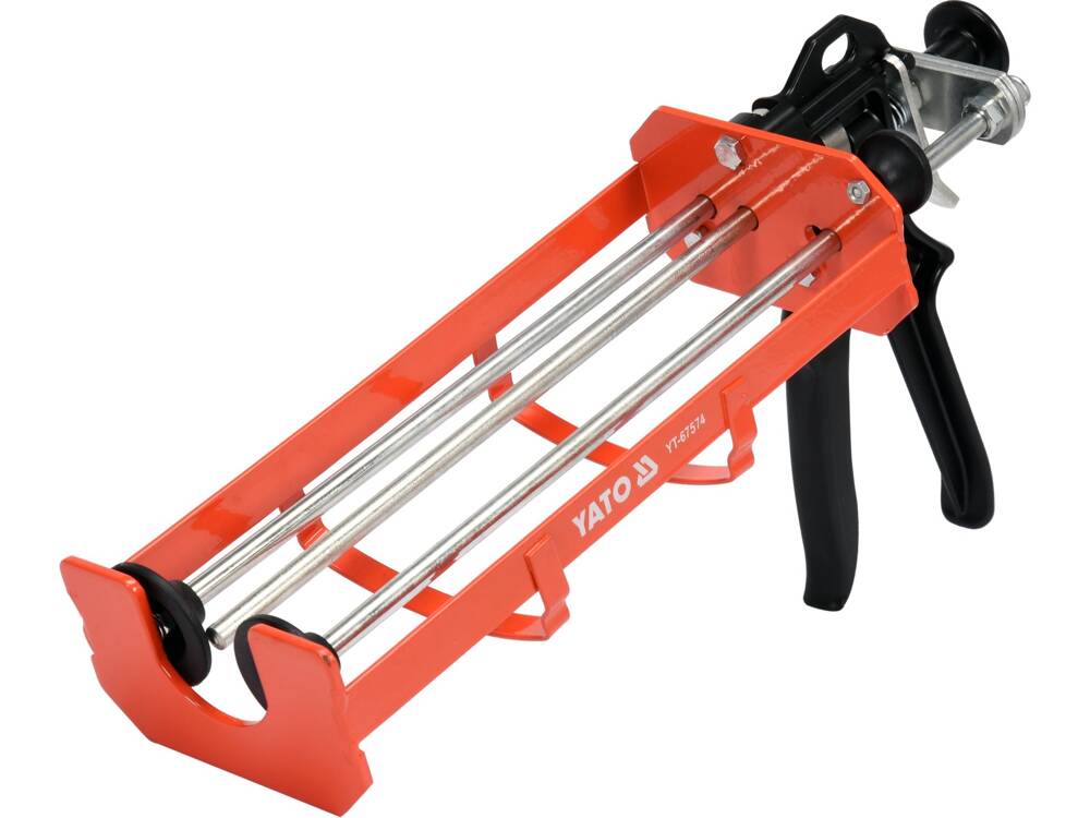 YATO Lis na kartuše dvojitý, pistole vytlačovací dvojitá, 2x400ml 1.4 Kg NÁŘADÍ Sklad2 YT-67574
