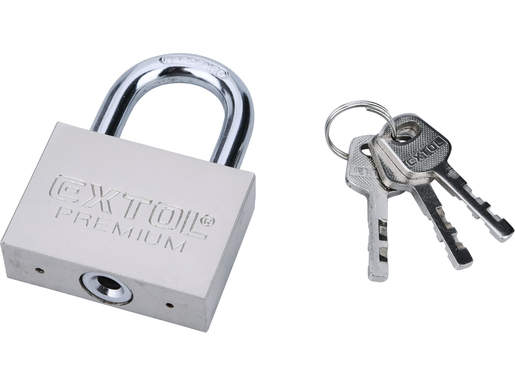 EXTOL PREMIUM zámek visací kovový, 60mm 8857406 0.358 Kg NÁŘADÍ Sklad2 MA8857406