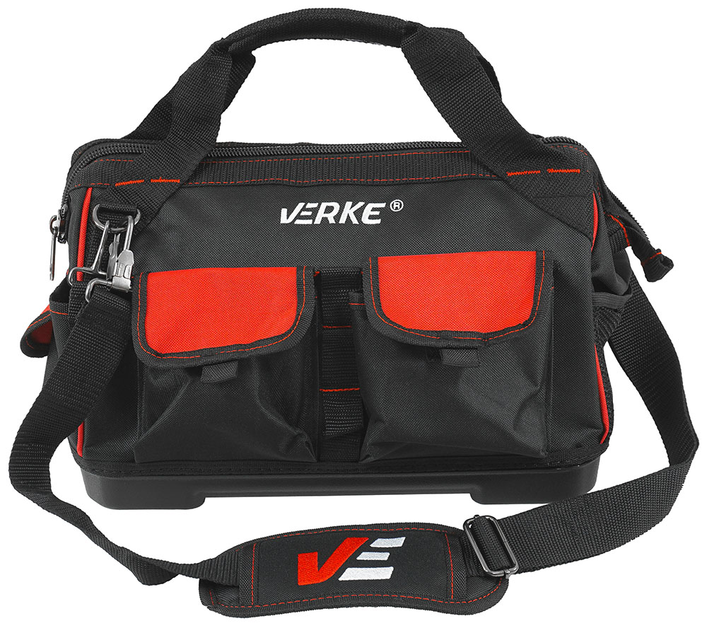 VERKE Taška na nářadí 36x20x22cm, s popruhem přes rameno 0.95 Kg NÁŘADÍ Sklad2 V33014