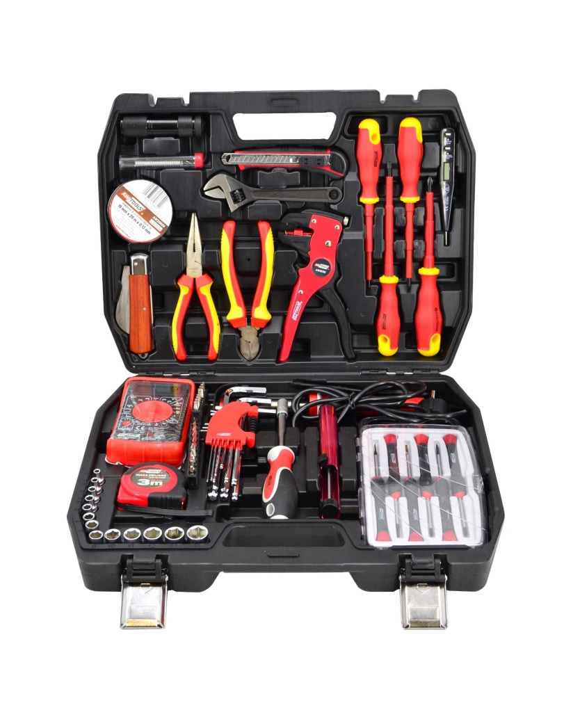 AWTOOLS Sada nářadí pro elektrikáře 68 dílů