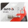 YT-1515_Klíč nástavec nástrčný magnetický 1/4" 10 x 48 mm CrV blistr