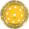 V44203_VERKE Kotouč diamantový brusný na beton 125mm, dvouřadý segmentový, se závitem M14