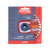 MA108751_kotouč diamantový řezný turbo, 115x22,2mm, suché i mokré řezání, EXTOL PREMIUM_1