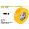 YT-81594_Izolační páska elektrikářská PVC 15mm / 20m žlutá