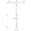 YT-1565_Adaptér 1/4" (6,3 mm) typ "T" s rukojetí_1