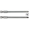 YT-0497_Bezpečnostní bity, Tri-Wing, # 2, # 4, 1/4" , délky 100 mm, Yato