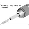 YT-04690_Adaptér držák bitů 1/4" magnetický, uchycení SDS+_1
