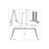 TO-17704_Víceúčelový skládací žebřík, 4x3 příčky, výška 3,4m_4