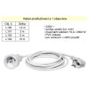 L102_Prodlužovací kabel 1 zásuvka délka  5 m