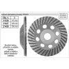 21426_Kotouč diamantový brusný FESTA TURBO 115x22.2mm