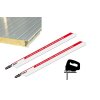 08T046BM_Listy pro přímočarou pilu, BiM, úchyt EU, 250x215mm, na sendvičové panely, 2ks