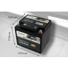 128v lithium 50ah lithium fishing batterie bms smart bluetooh ip67~5