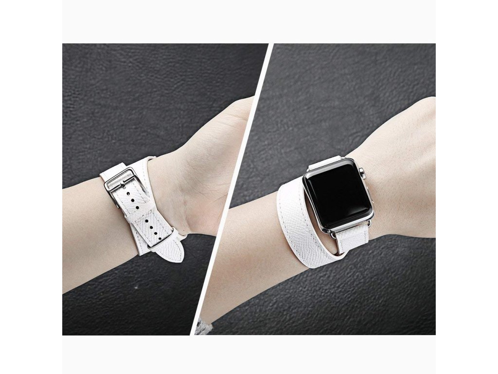 white watch band
