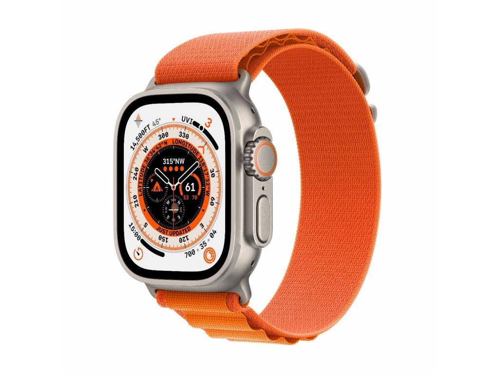 czcs watchultra cellular q422 49mm titanium orange alpine loop pdp image position 1 1