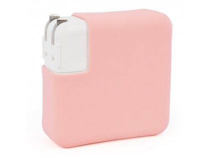 Silicone MacBook Charger Case for Pro 13" USB-C - Pink