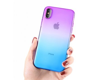 Innocent Rainbow Case iPhone XS Max - Purple - Blue