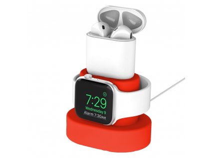 Innocent Watch & AirPods Charging Dock - Red